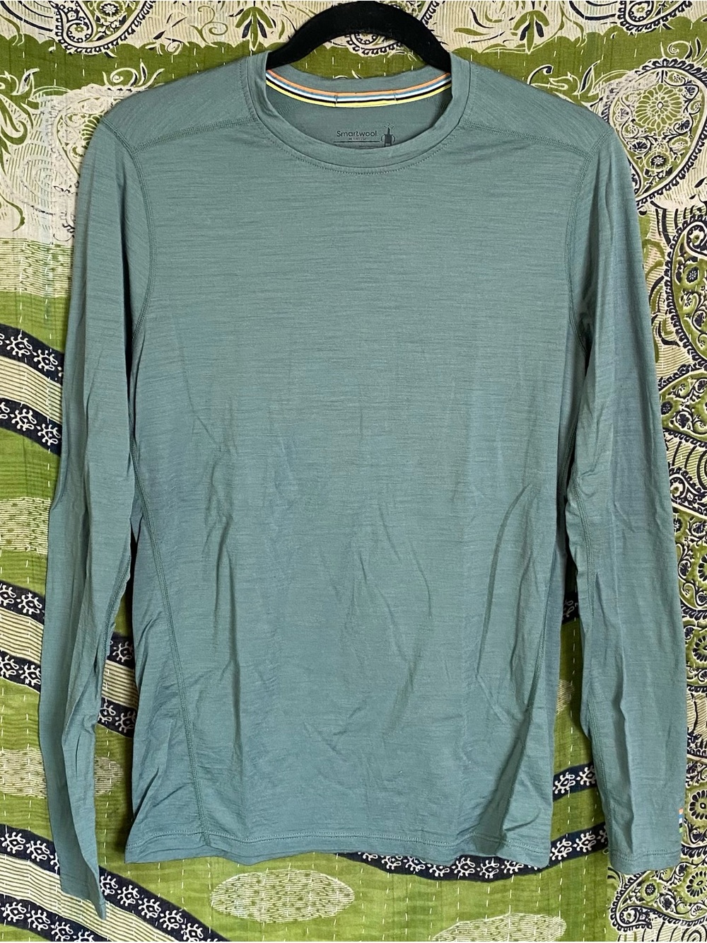 Smartwool Moss Merino 150 Base Layer Long Sleeve Top Small Winter Gorpcore